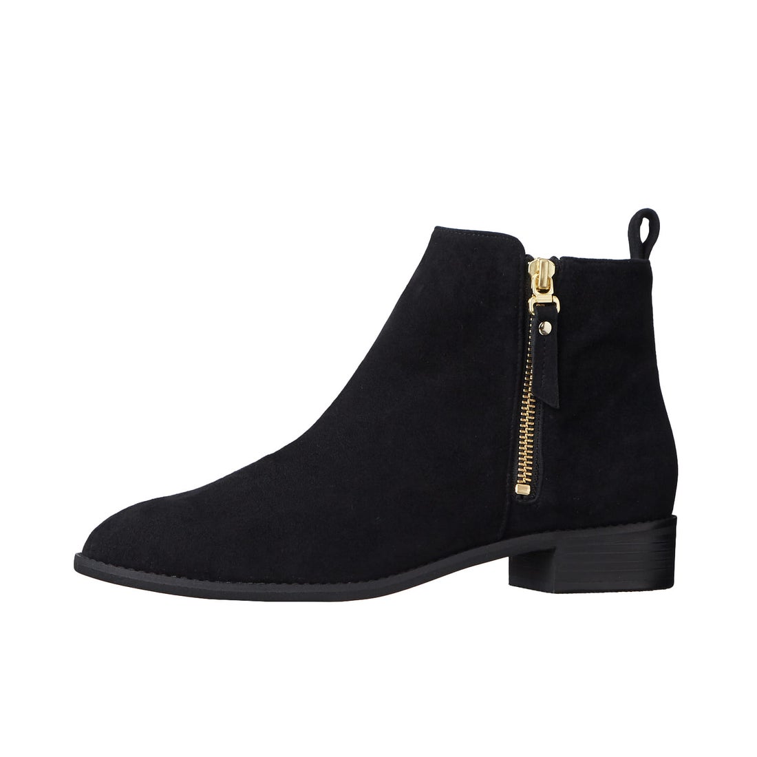 ダイアナ DIANA ショートブーツ （黒スエード） - ファッション通販