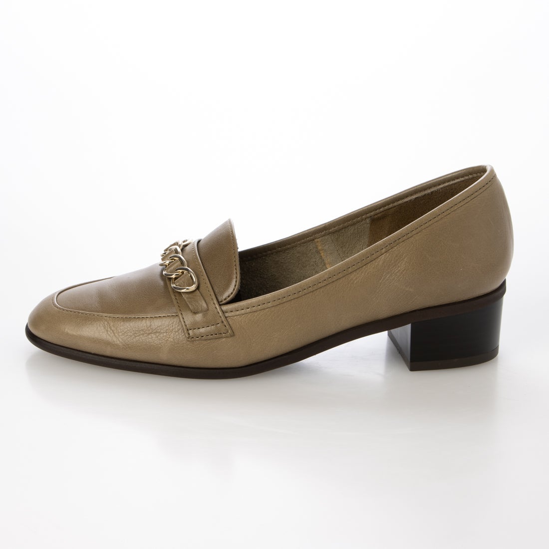 ダイアナ DIANA ヒールアップローファー （ダークベージュカーフ