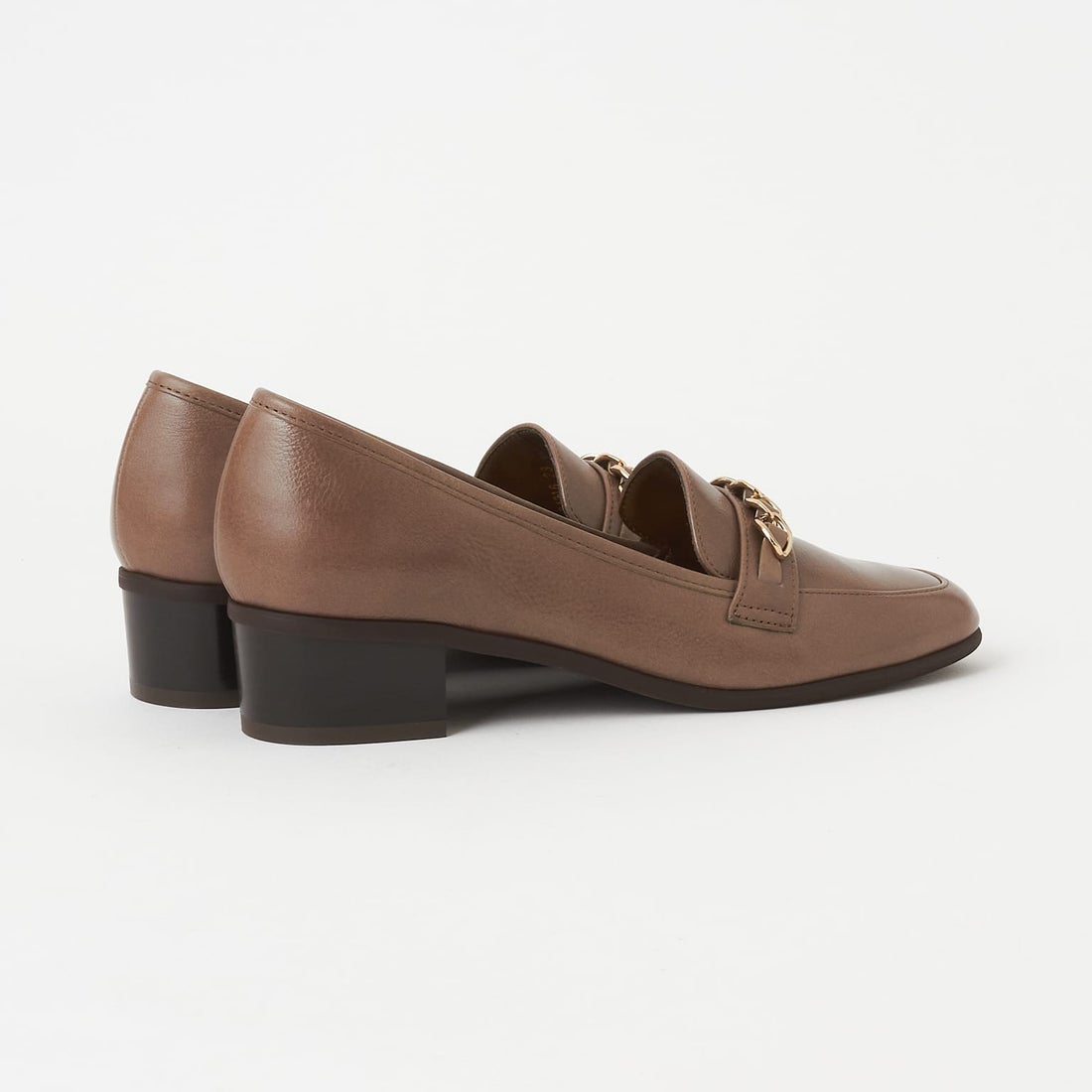 ダイアナ DIANA ヒールアップローファー （ダークベージュカーフ