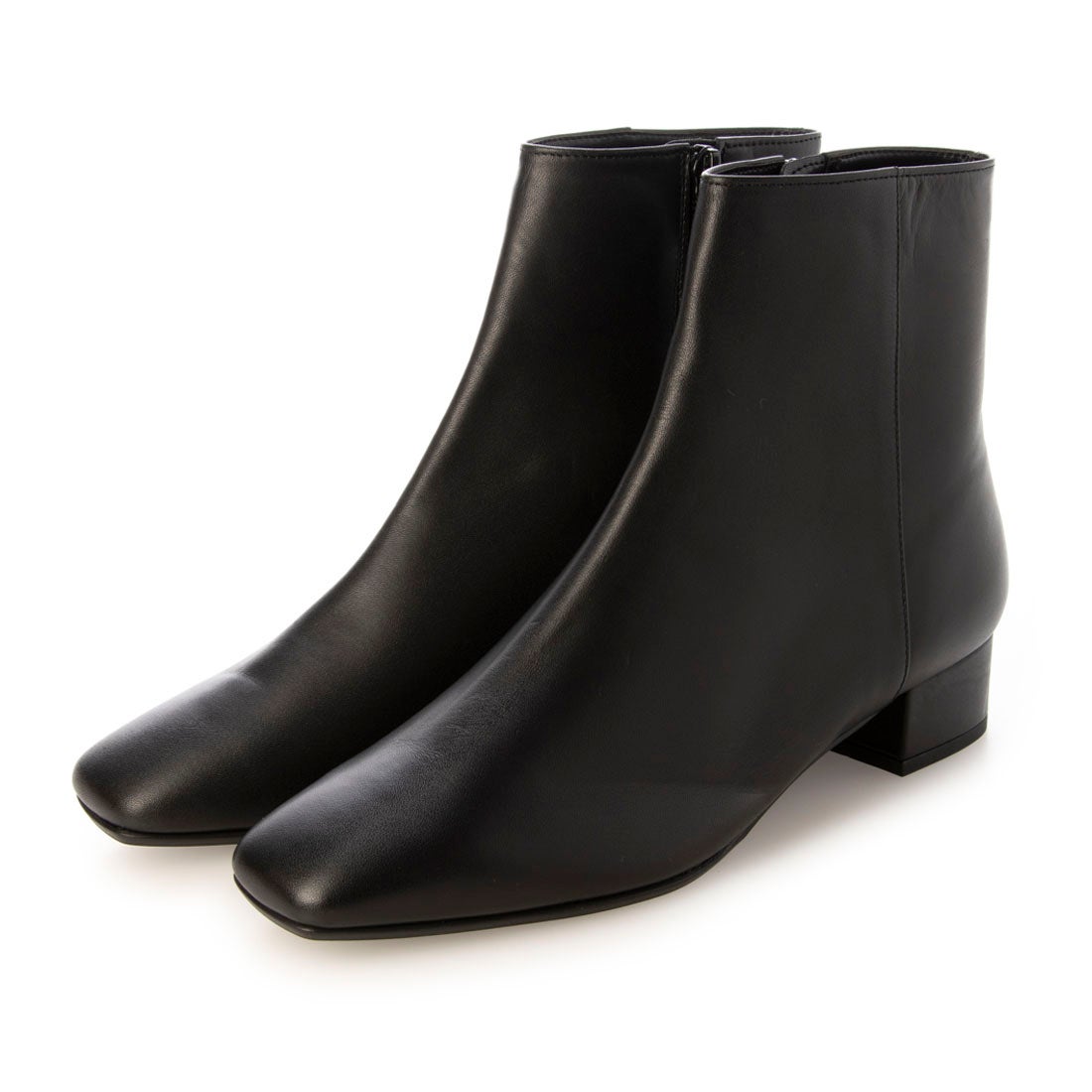 ダイアナ DIANA ショートブーツ （黒カーフ） - ファッション通販