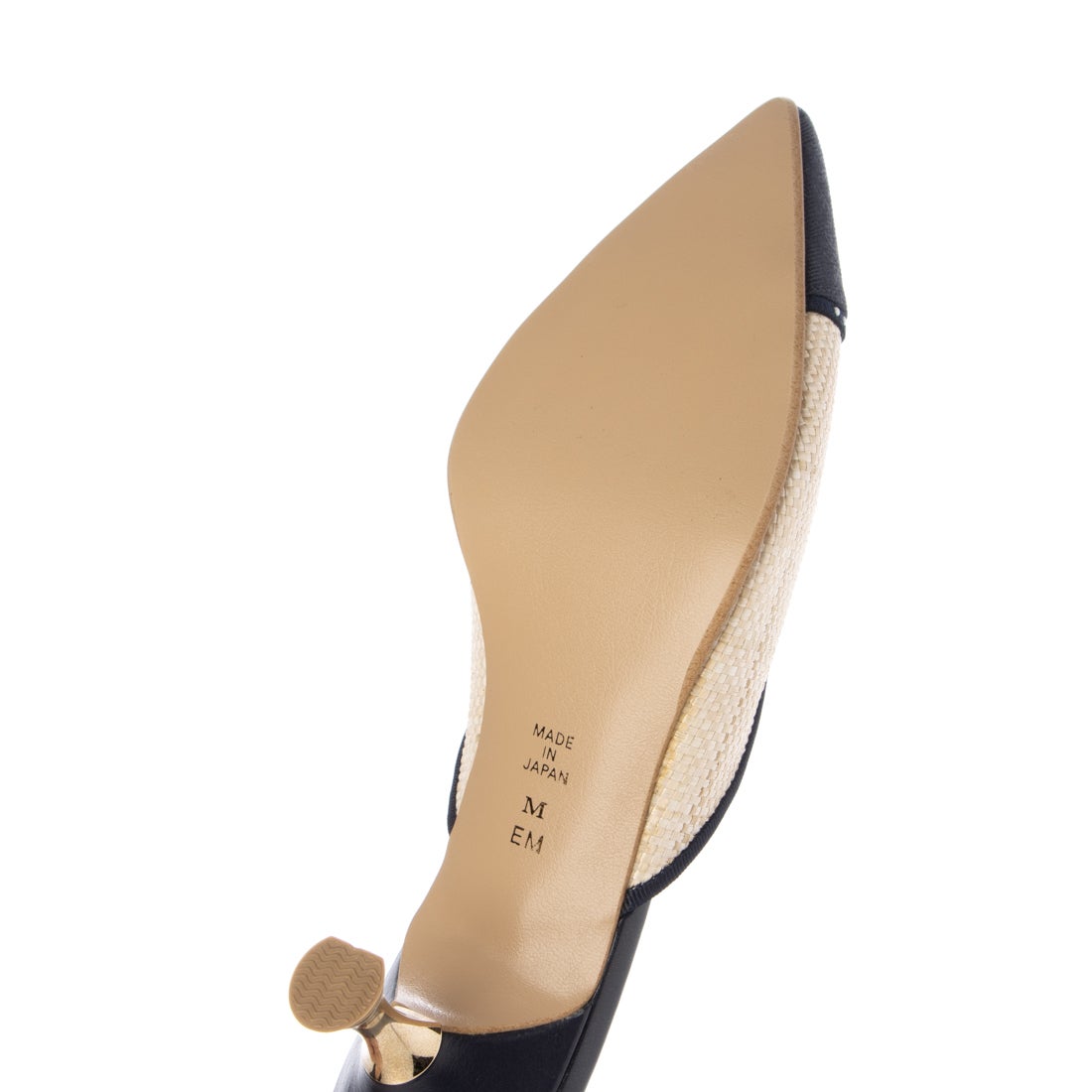 ダイアナ DIANA ミュールパンプス （アイボリー生地） -靴