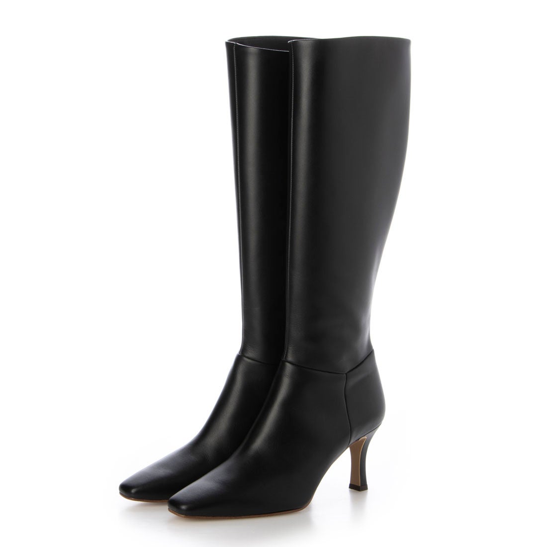 ダイアナ DIANA ロングブーツ （黒カーフ） -ファッション通販 FASHION