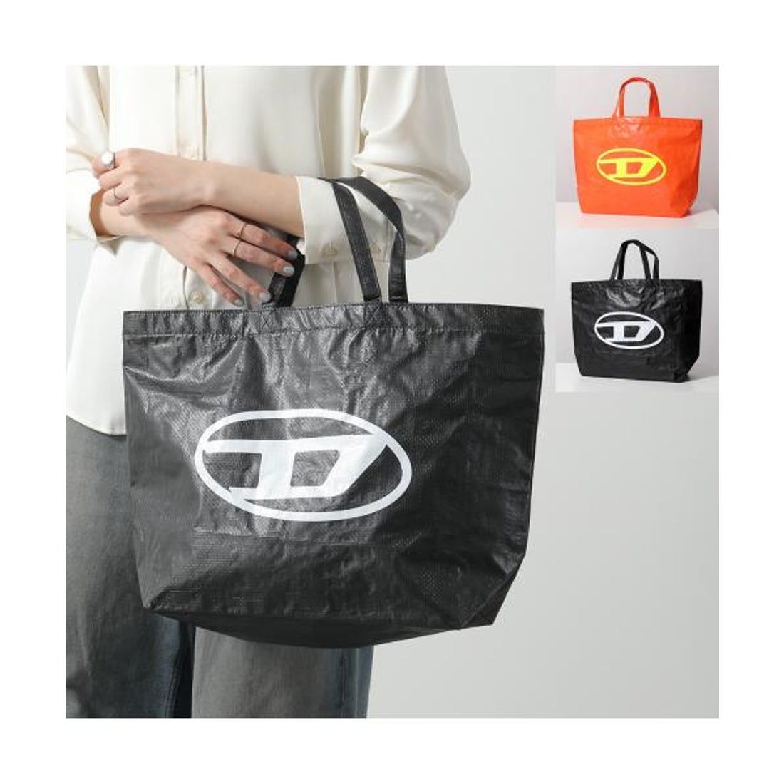 ディーゼル DIESEL DIESEL KIDS トートバッグ WRITTEN J02129 KXBK5