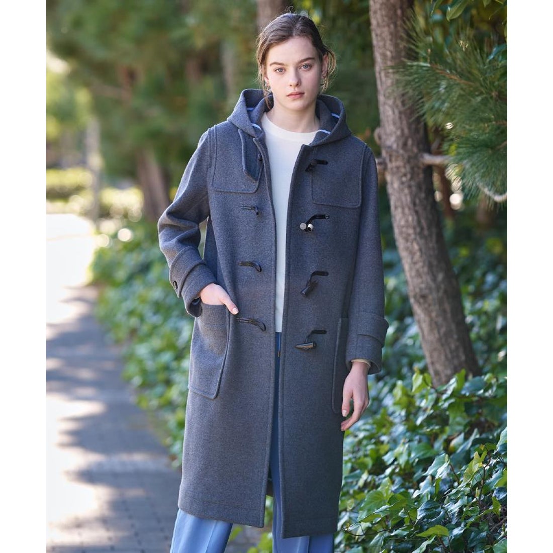 ドレステリア DRESSTERIOR Superfineリサイクルメルトンダッフルコート