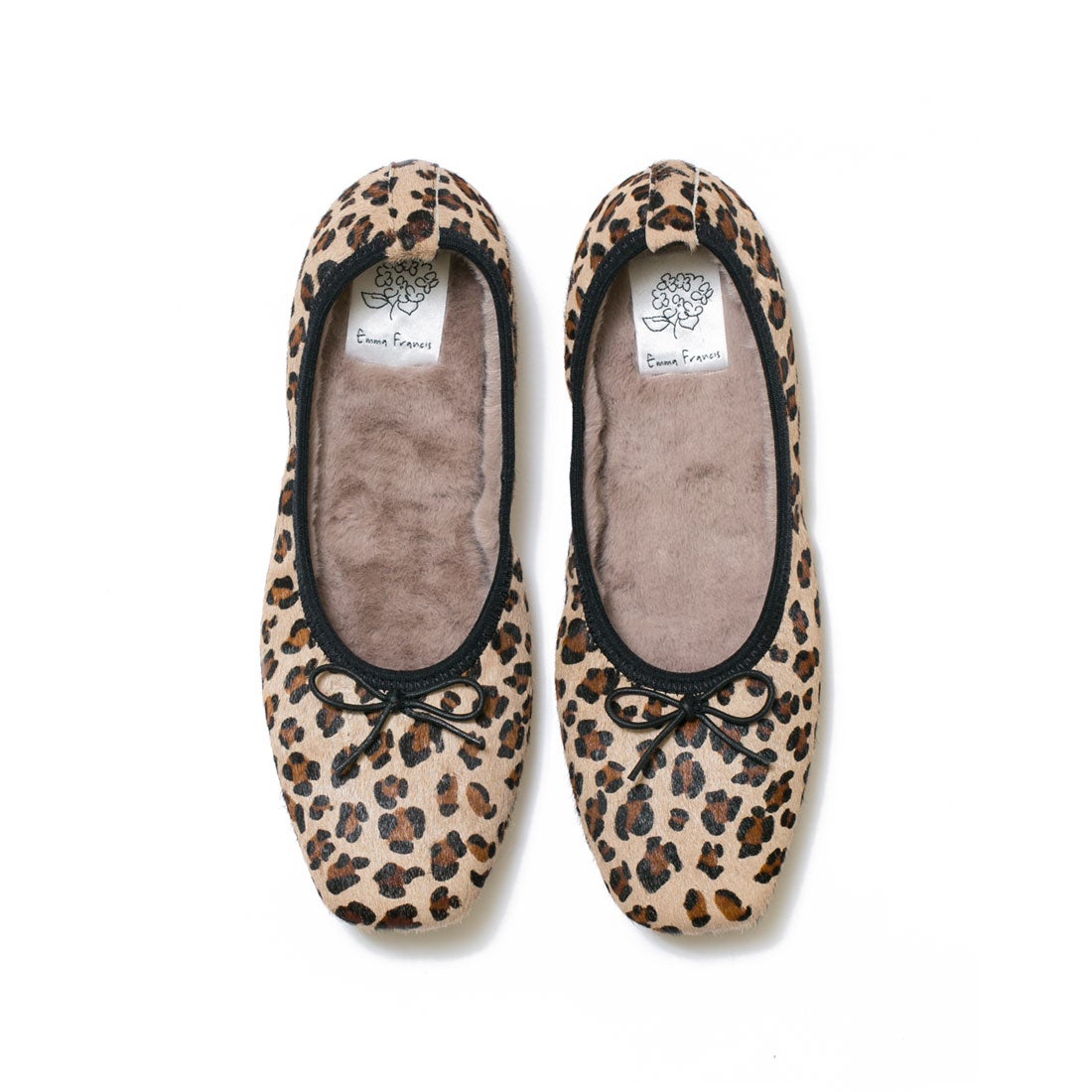 フラット バレエシューズ （レオパード ハラコレザー） -Emma Francis