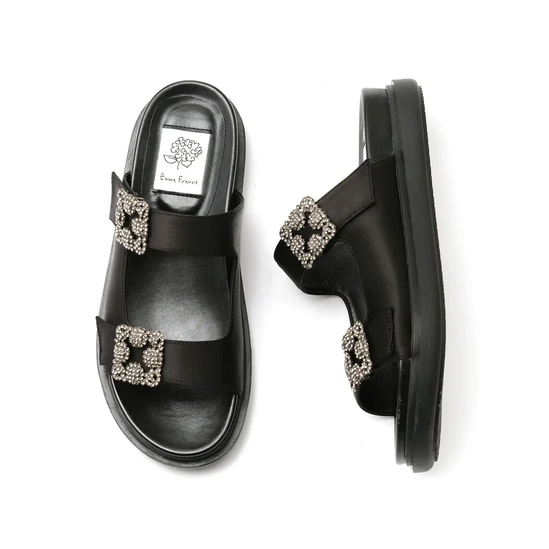 エマ フランシス Emma Francis フラット ダブルベルトサンダル