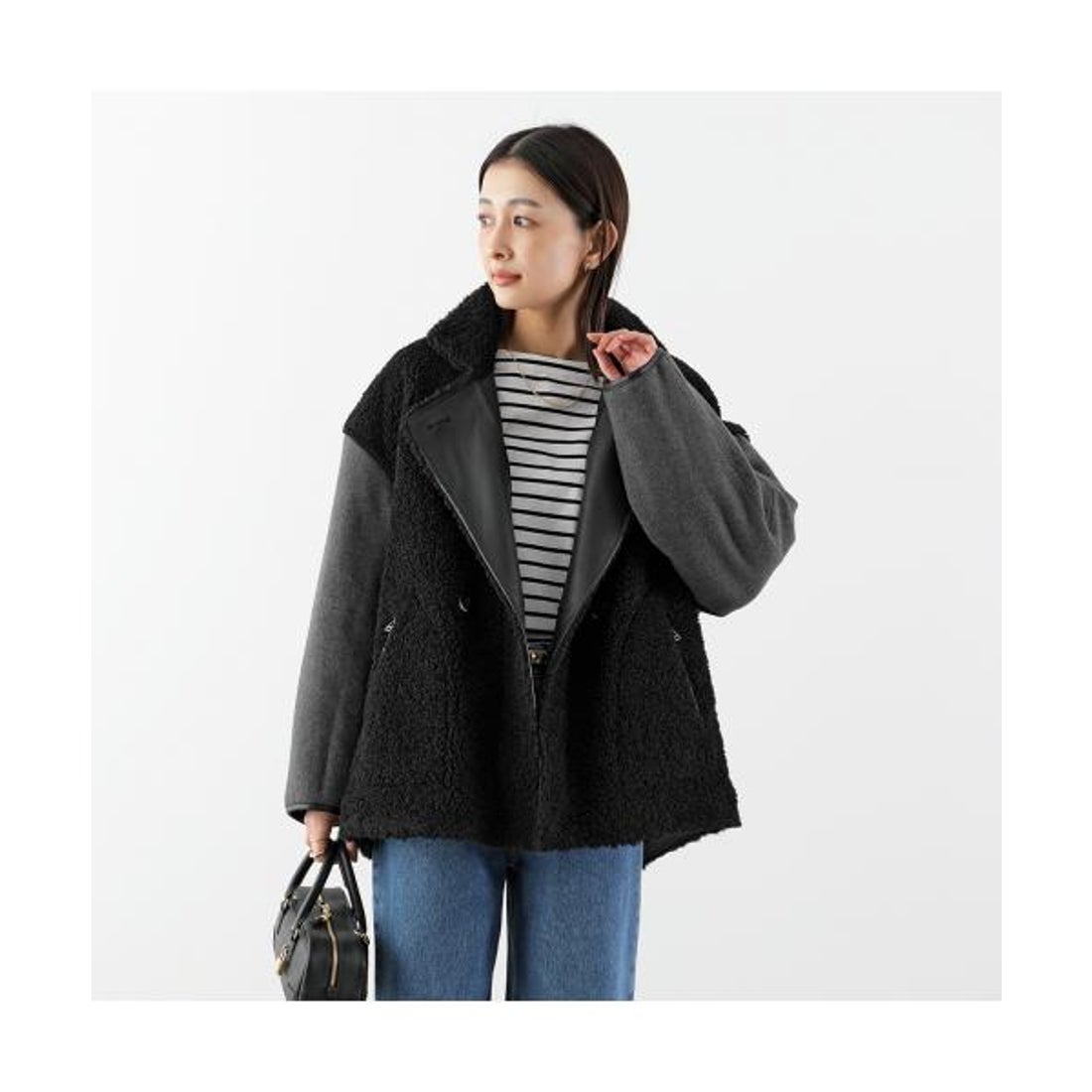 エイミー ロウ Eimee Law Eimee Law ボアジャケット 84523L