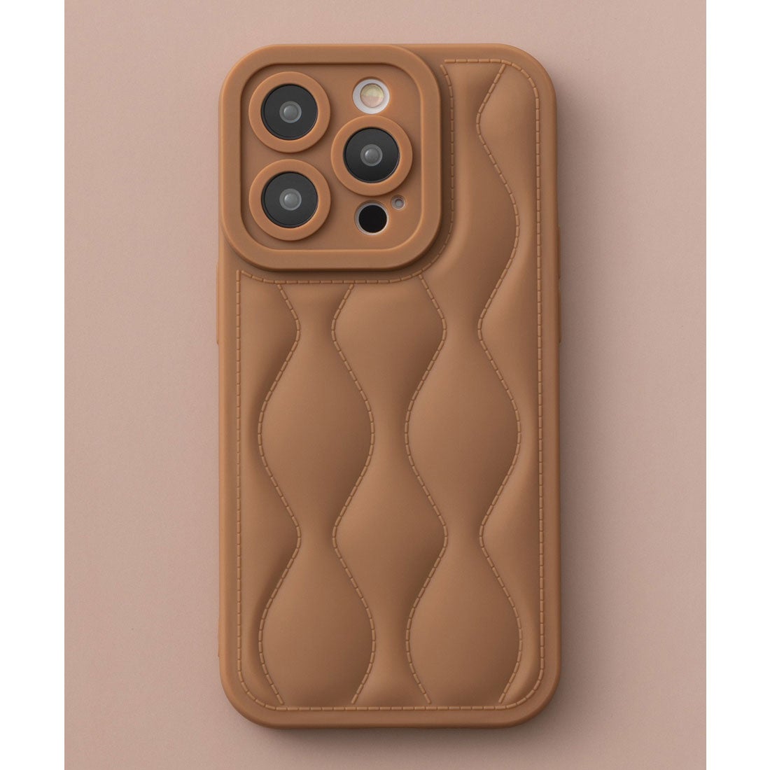 エモニーク emonique オニオンキルトデザイン PUレザー iPhoneケース