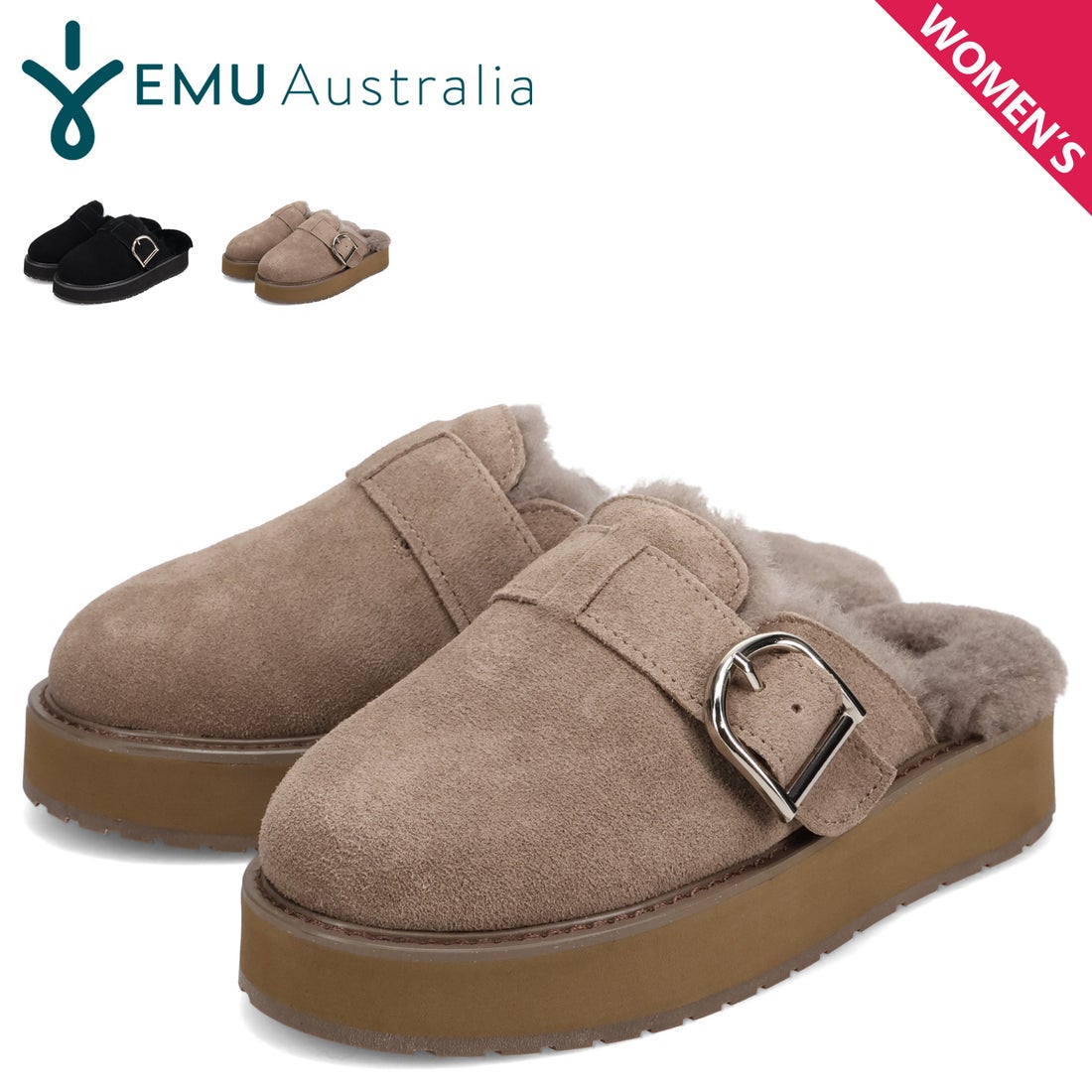 エミュ オーストラリア EMU Australia サンダル スリッポン ムートン