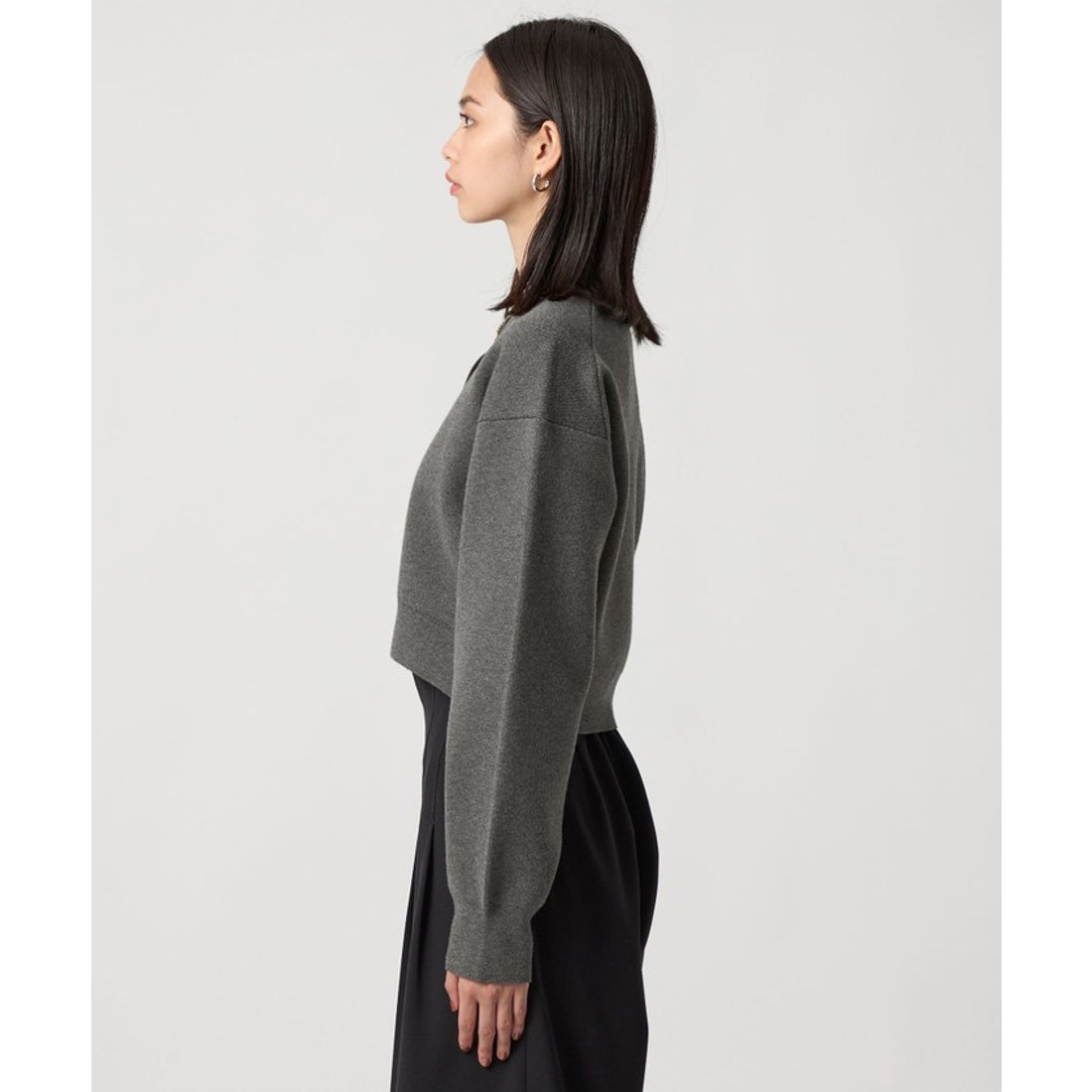 EMMEL REFINES＞EM HW ビジュー ミニ カーディガン （NAVY