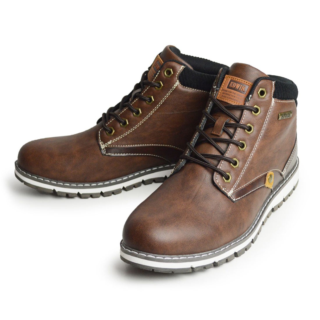 エドウィン EDWIN ブーツ メンズ スニーカー 防水 レインシューズ