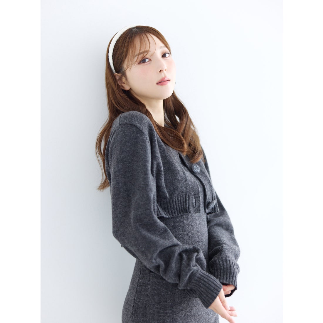 エイミーイストワール EIMY ISTOIRE EIMYロゴボタンニットセット