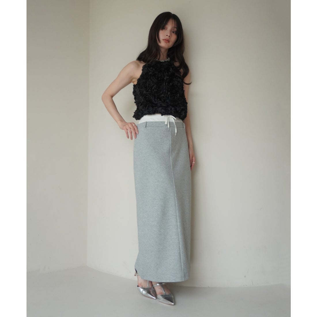 エイミーイストワール EIMY ISTOIRE ボリュームフラワーモチーフアメ