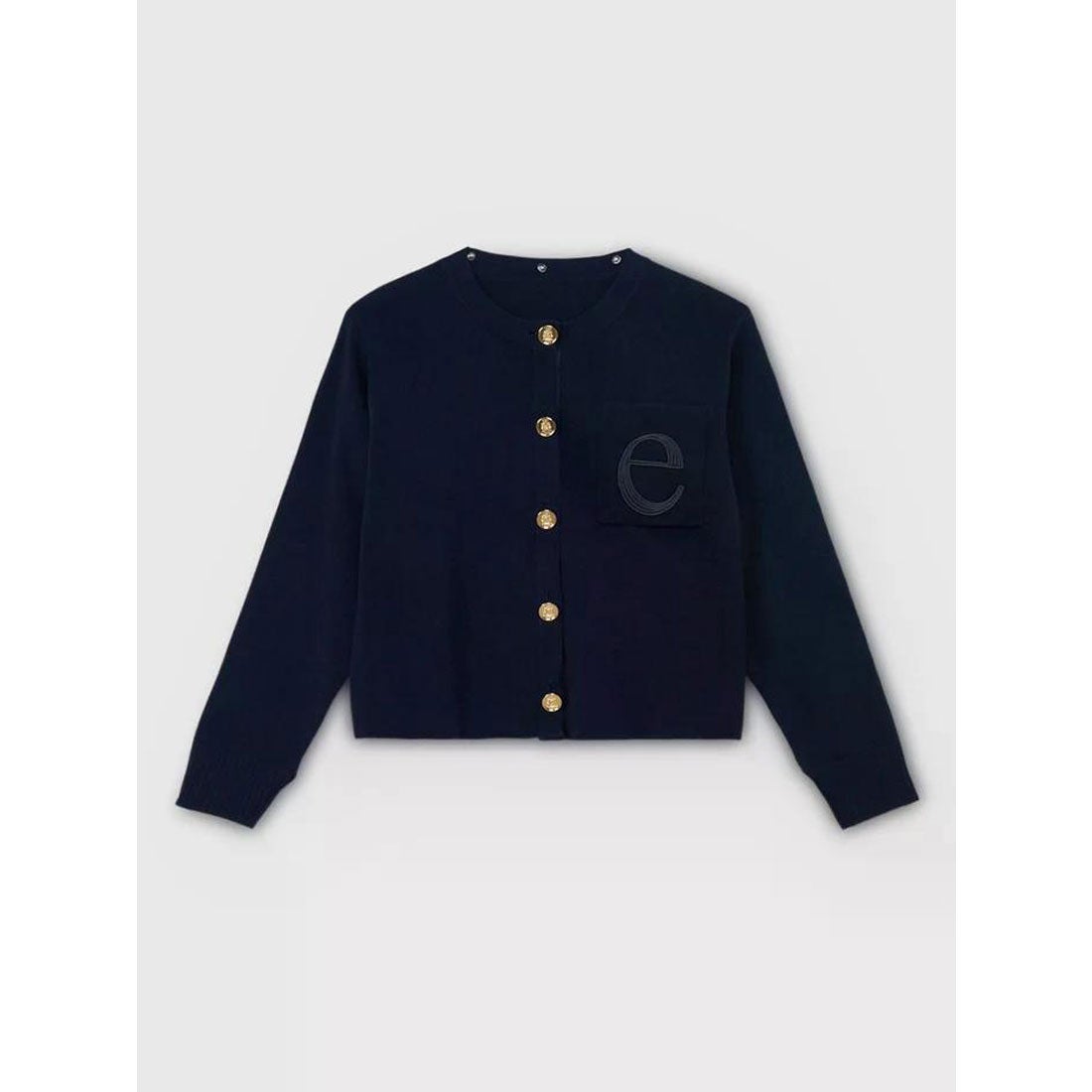 エイミーイストワール EIMY ISTOIRE Attached collar ニット