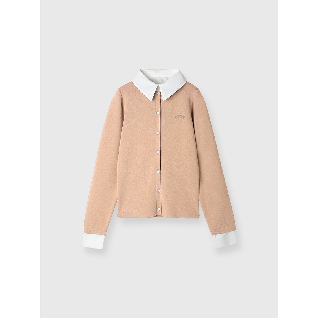 エイミーイストワール EIMY ISTOIRE EIMYロゴバイカラーニット