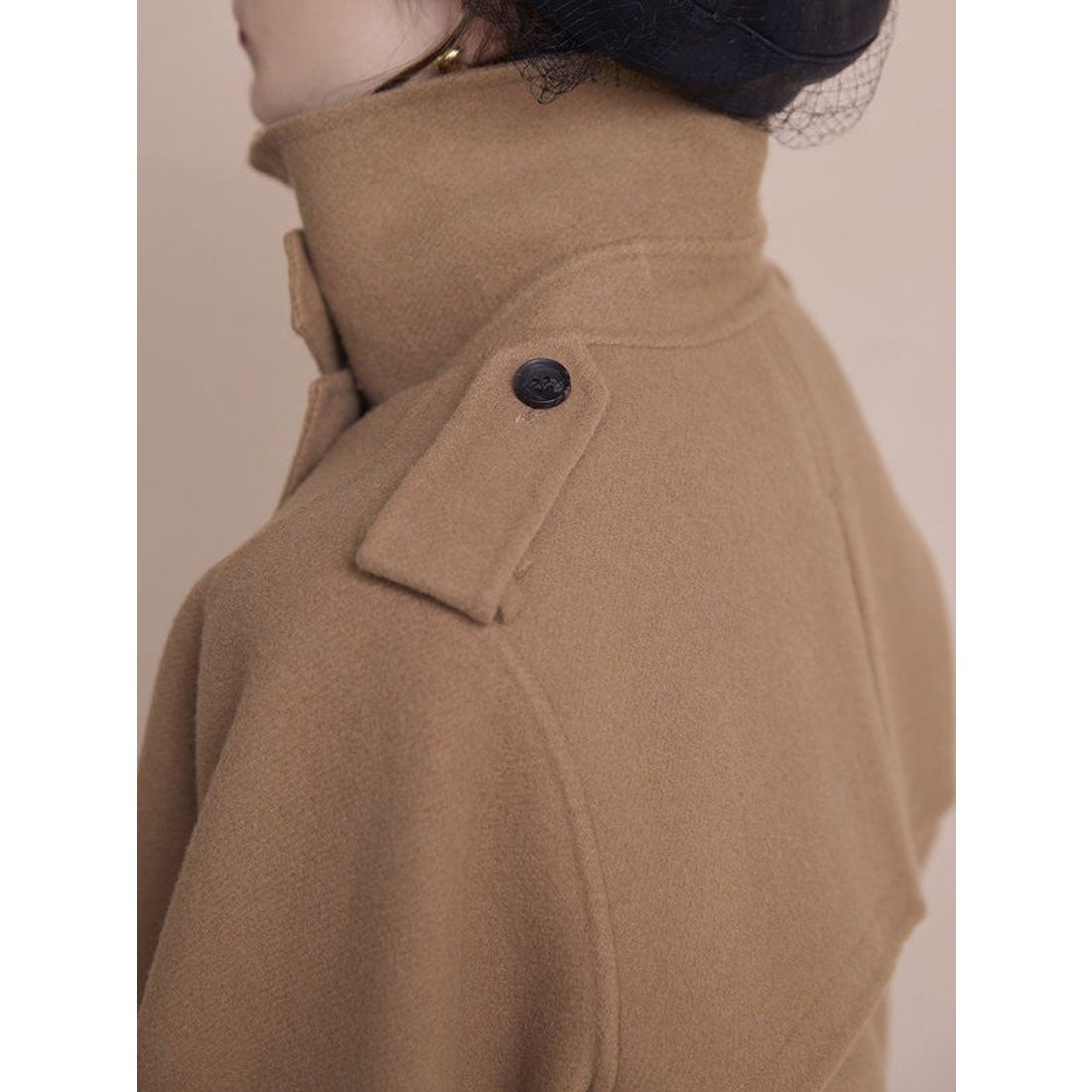 エイミーイストワール EIMY ISTOIRE ウールショートトレンチコート