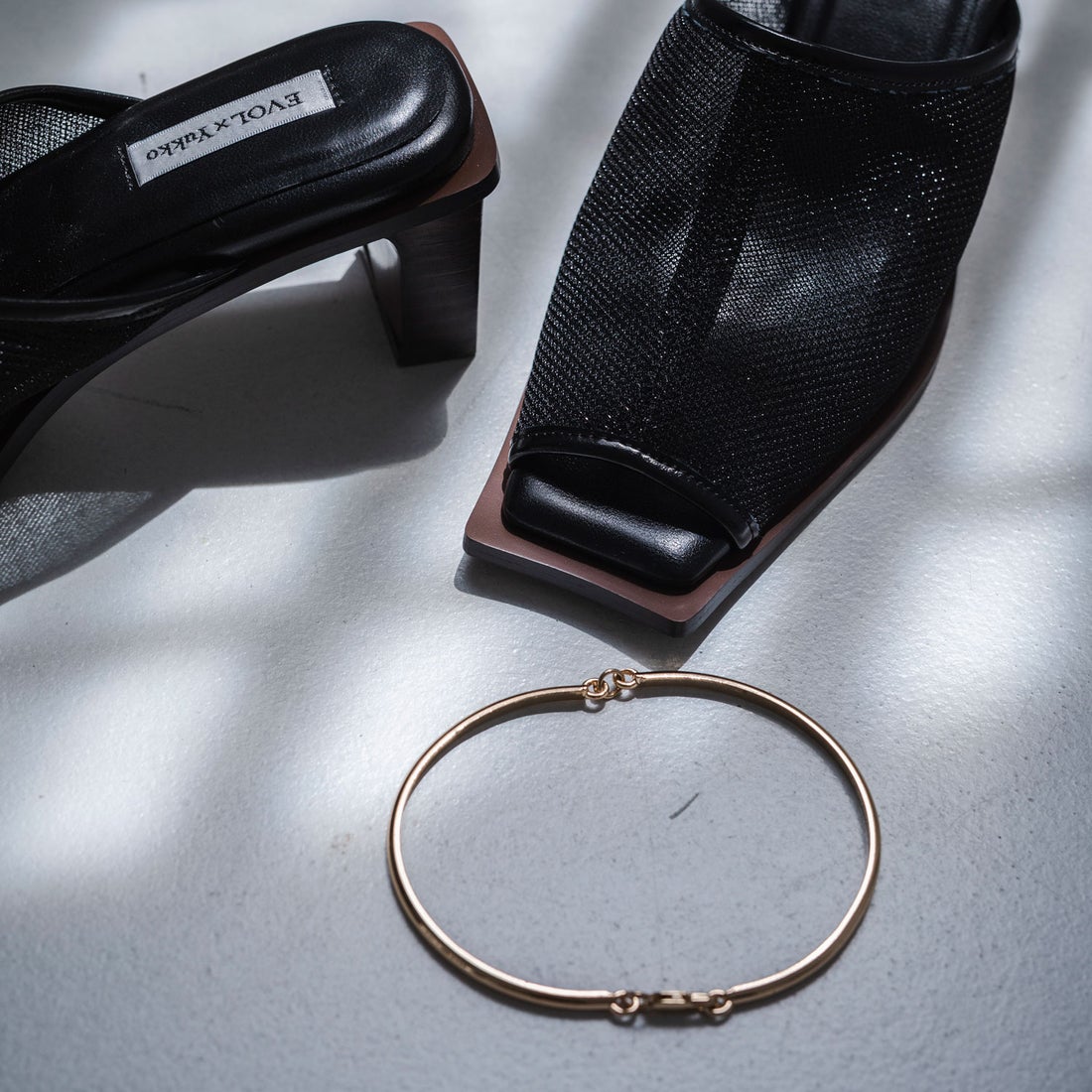 EVOL/イーボル】 EVOL×Yukko コラボチュールサンダル AY30508