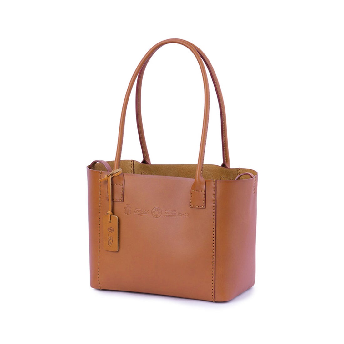 希少 フェリージ ブリーフバッグ ビジネス トートバッグ レザー 茶