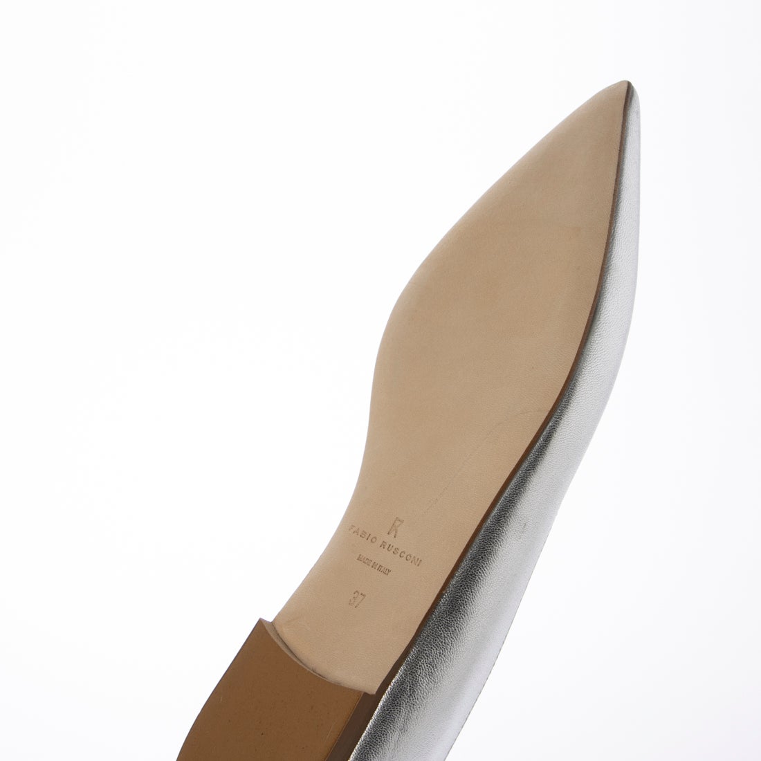 ファビオルスコーニ FABIO RUSCONI Vカットベーシックフラットシューズ