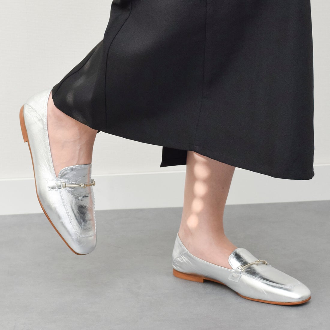 ファビオルスコーニ FABIO RUSCONI バブーシュビットローファー