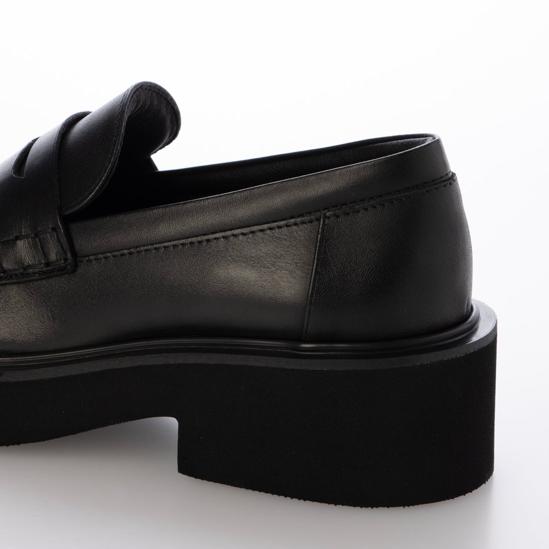 ファビオルスコーニ FABIO RUSCONI ラウンドトウ厚底ローファー