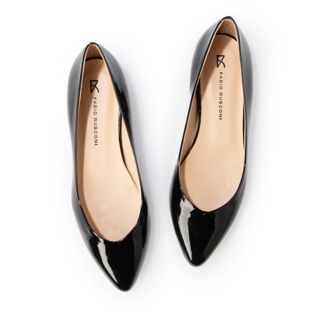 ファビオルスコーニ FABIO RUSCONI ポインテッドトゥパンプス