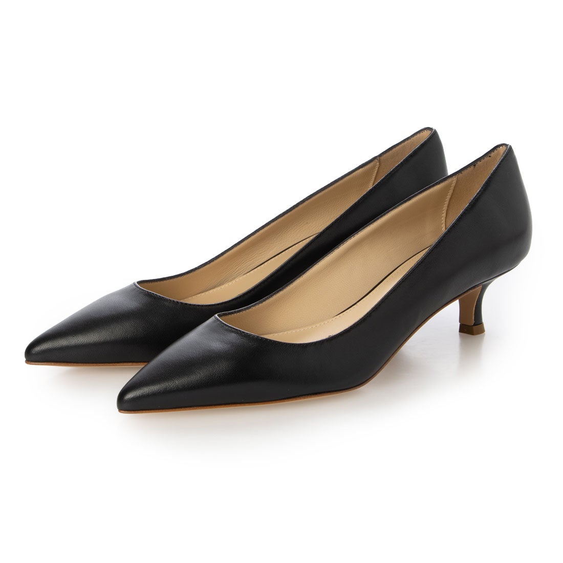 ファビオルスコーニ FABIO RUSCONI ポインテッドトゥレザーパンプス