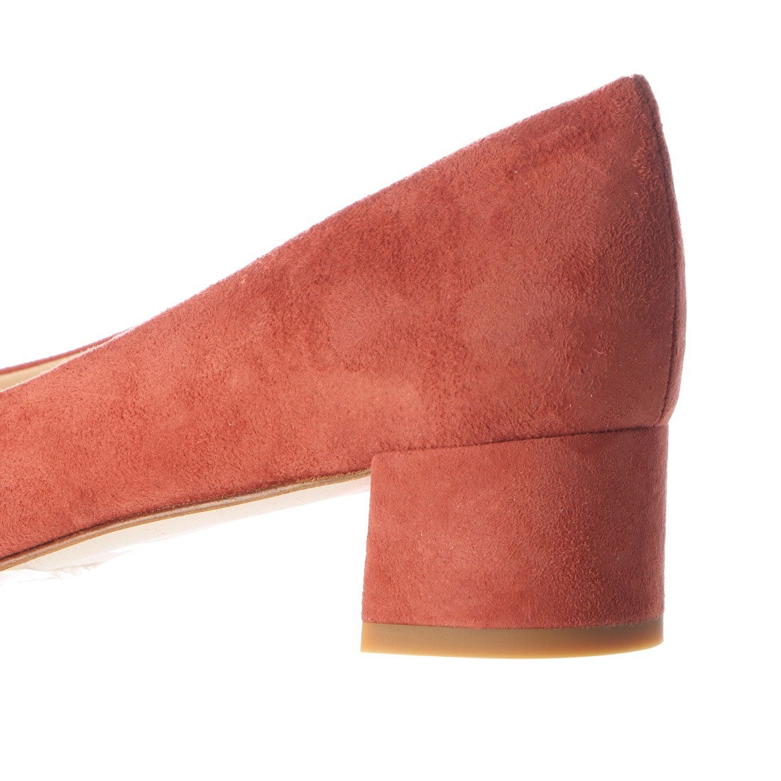 ファビオルスコーニ FABIO RUSCONI ブロックヒールパンプス （オレンジ