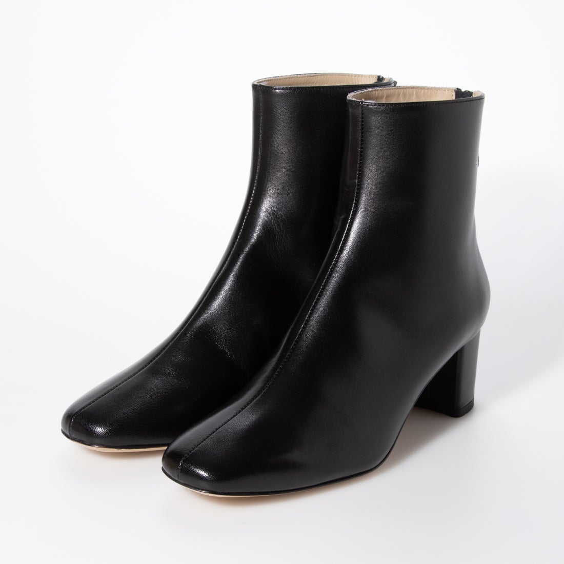 ○ファビオルスコーニ FABIO RUSCONI スクエアトゥショートブーツ