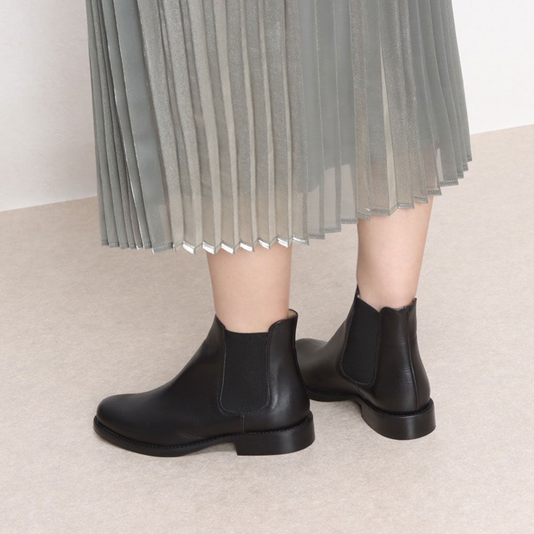 ファビオルスコーニ FABIO RUSCONI サイドゴアショートブーツ