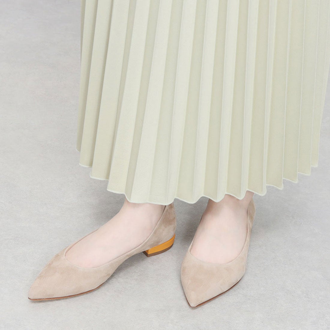 ファビオルスコーニ FABIO RUSCONI ポインテッドトウカラーヒール