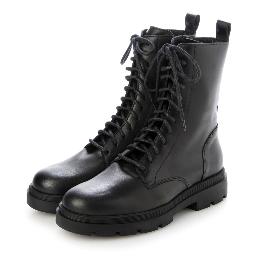 ○ファビオルスコーニ FABIO RUSCONI レースアップブーツ （ブラック