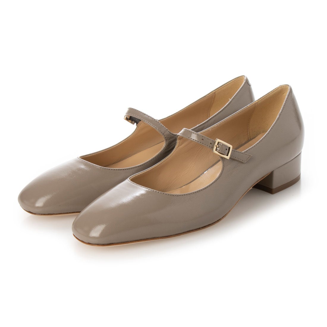 ファビオルスコーニ FABIO RUSCONI メリージェーンパンプス （グレー