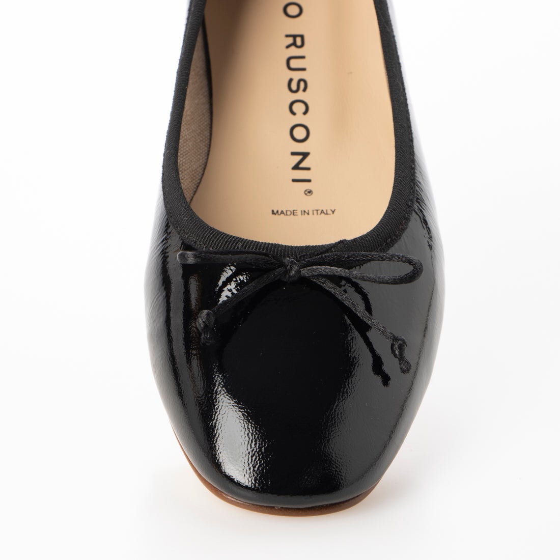 ○ファビオルスコーニ FABIO RUSCONI バレエシューズ （ブラック