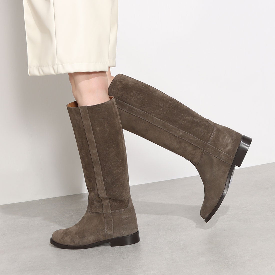 ファビオルスコーニ FABIO RUSCONI ロングブーツ （ダークブラウン