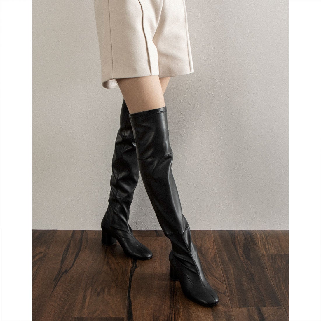 ファビオルスコーニ FABIO RUSCONI ヒールアップストレッチニーハイ