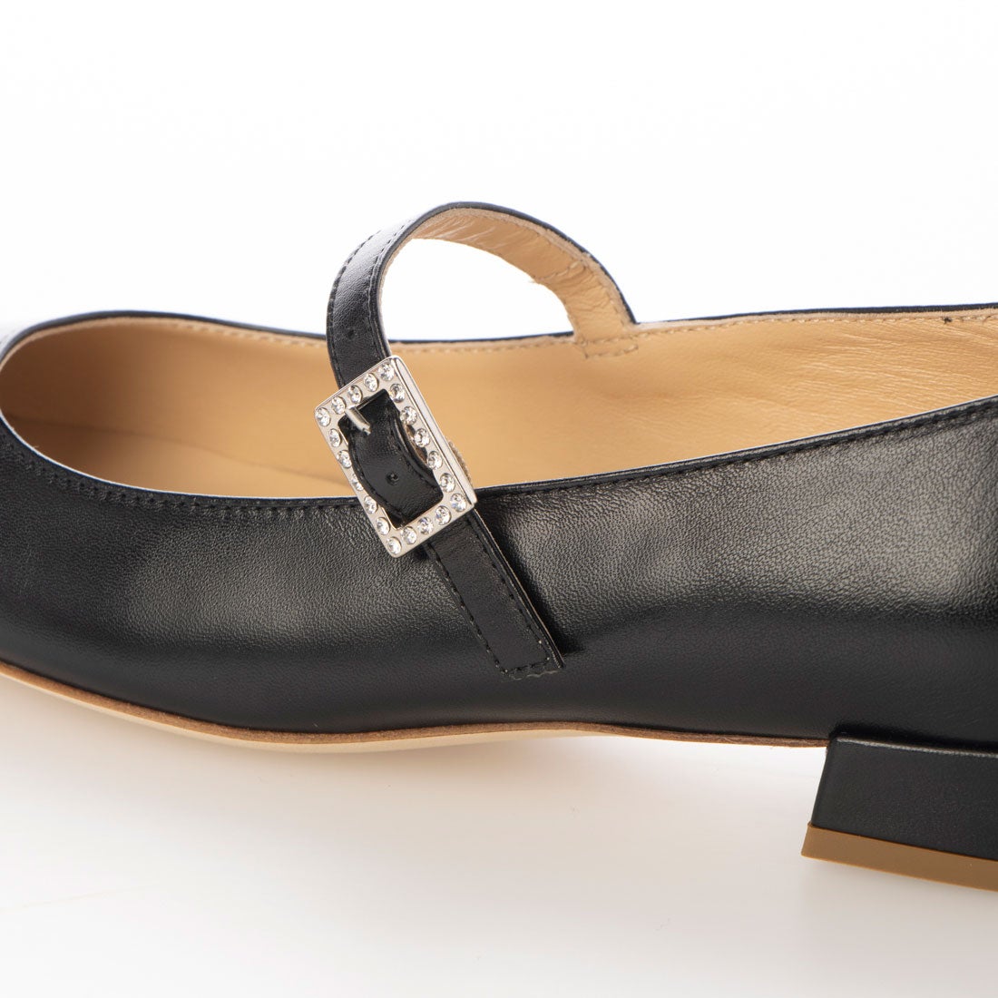 ファビオルスコーニ FABIO RUSCONI メリージェーンパンプス（ブラック