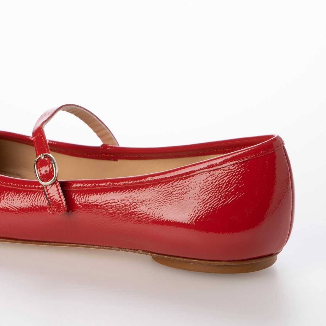 ファビオルスコーニ FABIO RUSCONI ストラップパンプス（レッド