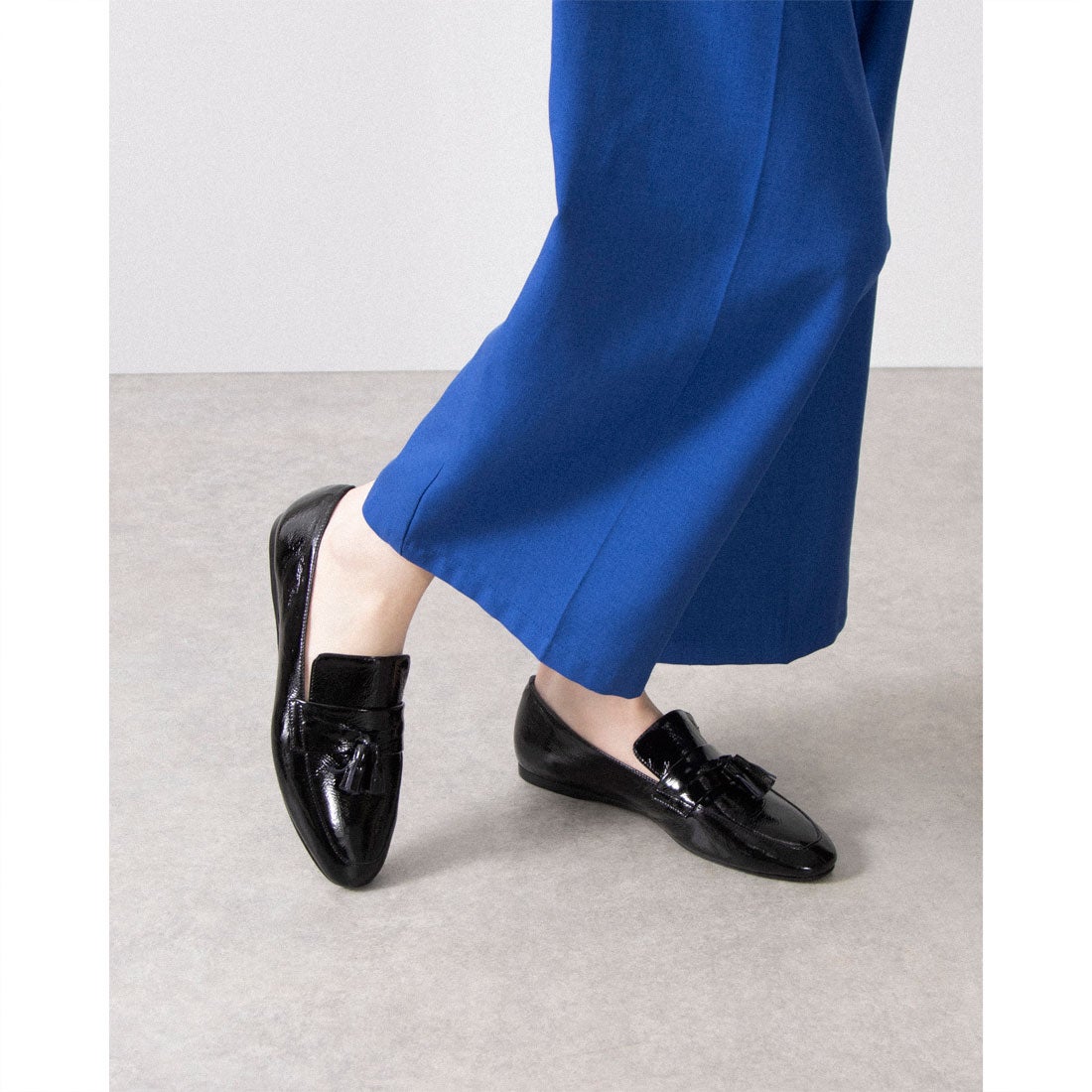 ファビオルスコーニ FABIO RUSCONI フラットヒールタッセルローファー