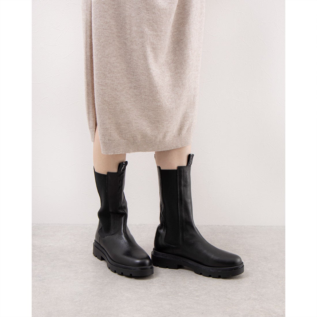 ファビオルスコーニ FABIO RUSCONI トラックソールサイドゴアブーツ