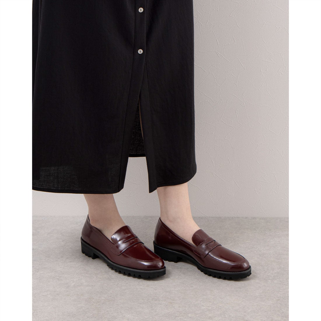 ファビオルスコーニ FABIO RUSCONI EVAタンクソールローファー