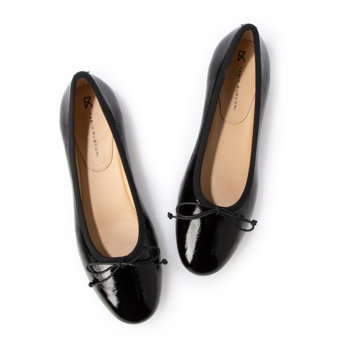 ファビオルスコーニ FABIO RUSCONI バレエシューズ （ブラック