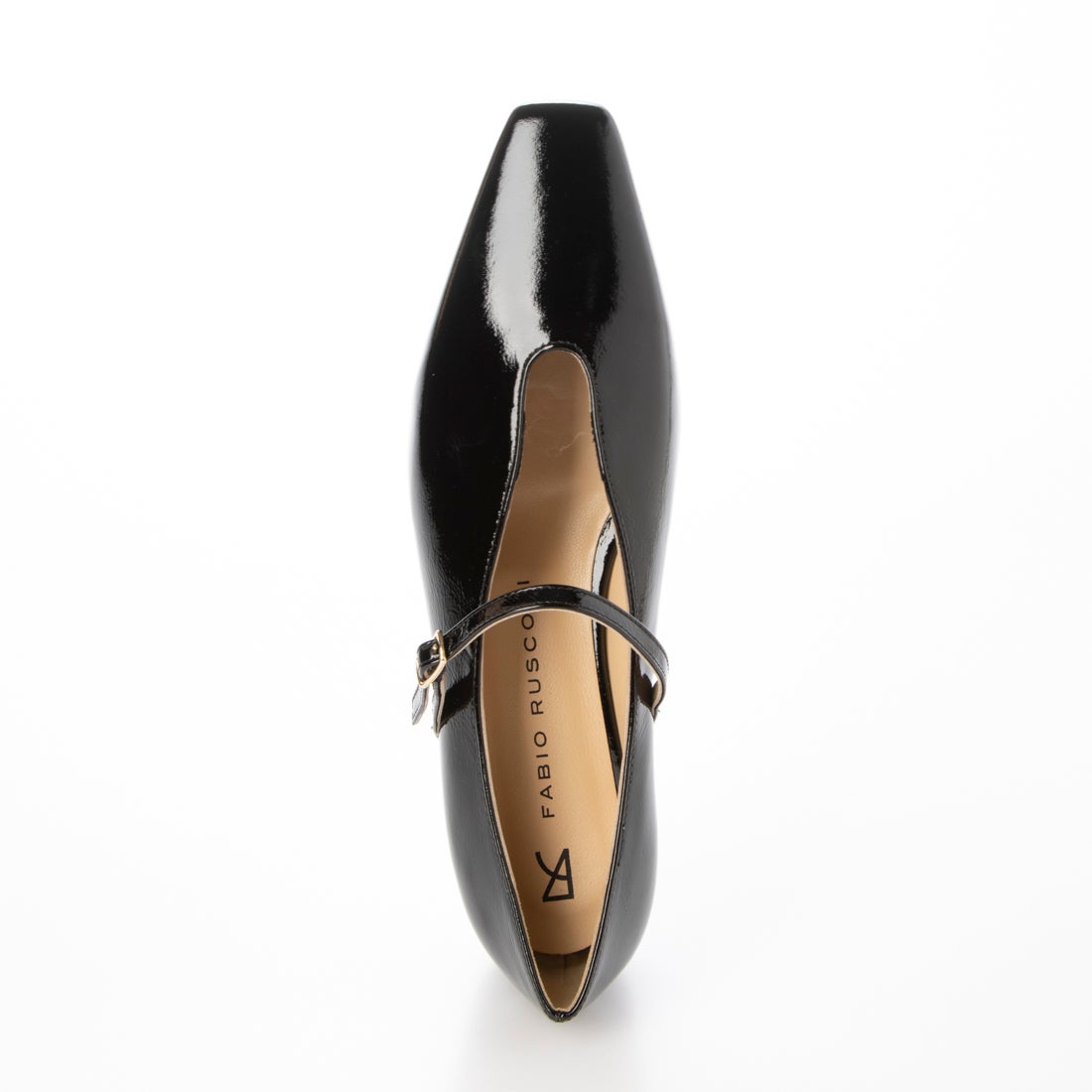 ファビオルスコーニ FABIO RUSCONI ストラップパンプス （ブラック
