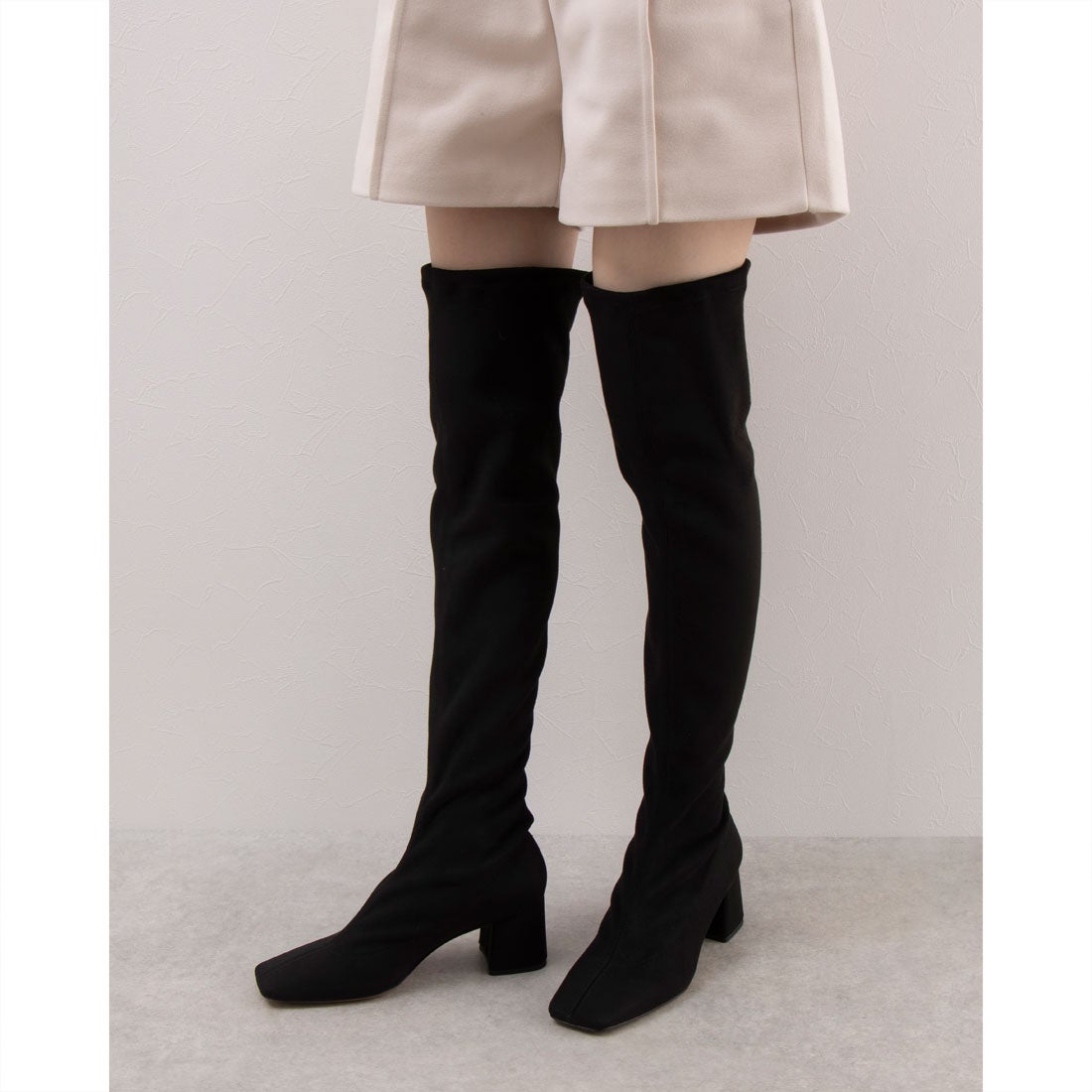 ファビオルスコーニ FABIO RUSCONI ストレッチニーハイブーツ