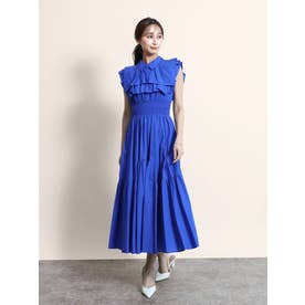 フェンネル FENNEL フリルティアードワンピース （ロイヤルブルー