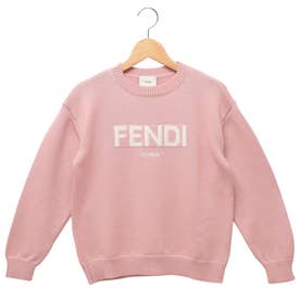 フェンディ FENDI 子供服 ニット セーター ピンク ホワイト キッズ