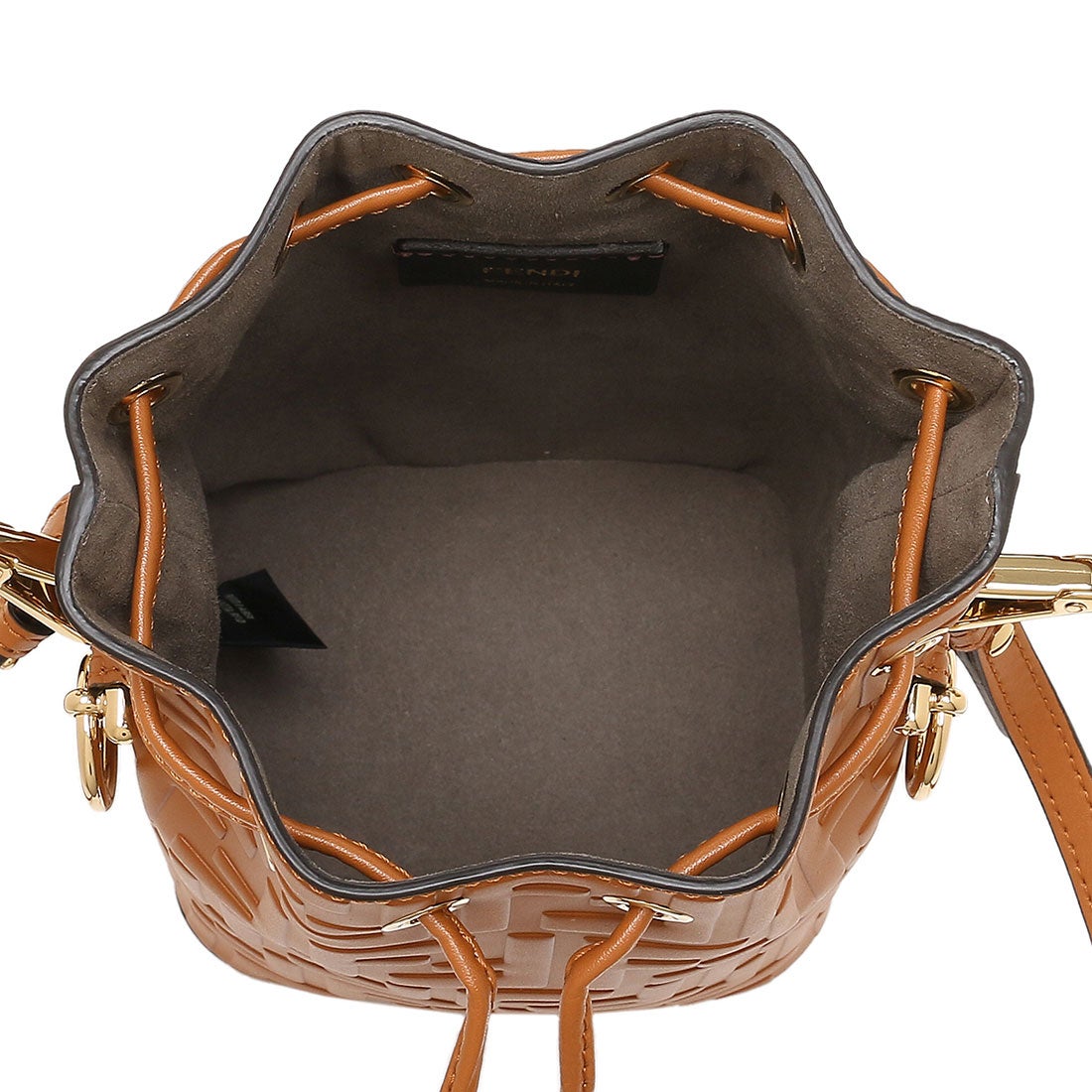 フェンディ FENDI ハンドバッグ モン トレゾール ブラウン レディース
