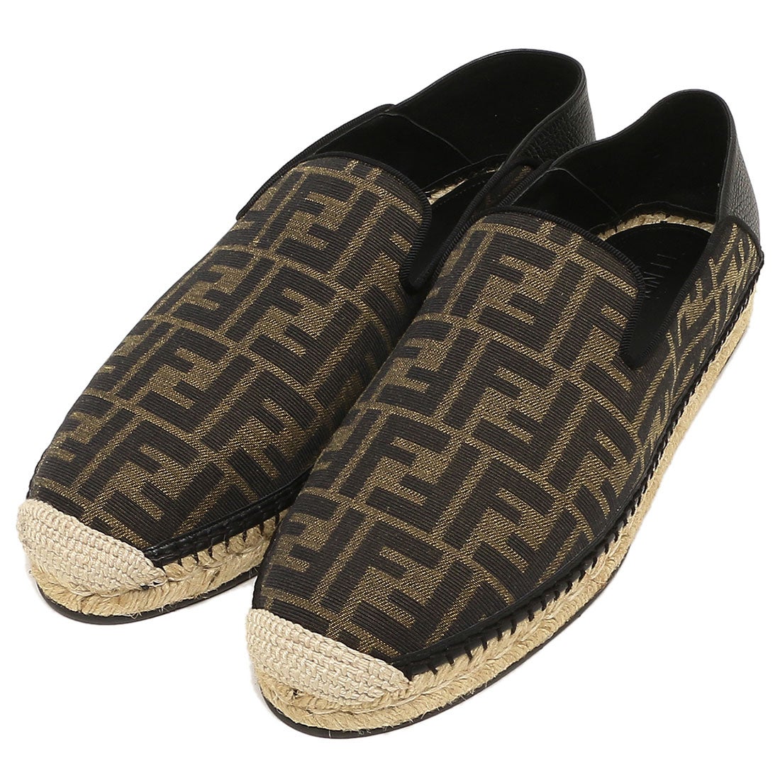 フェンディ FENDI 靴 エスパドリーユ モカシン FFロゴ ズッカ柄