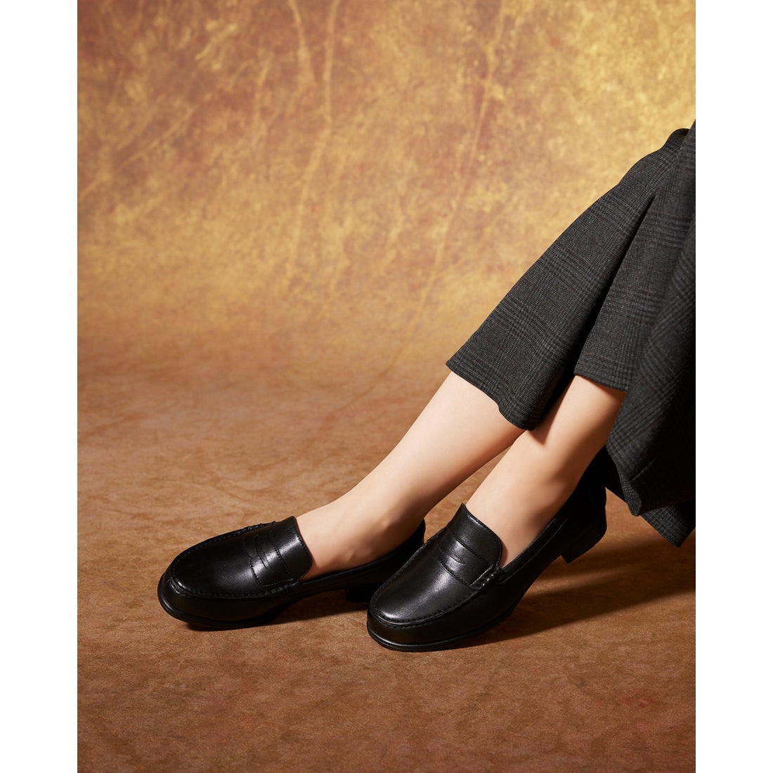 クラフィットローファー （ブラック） -fitfit(フィットフィット