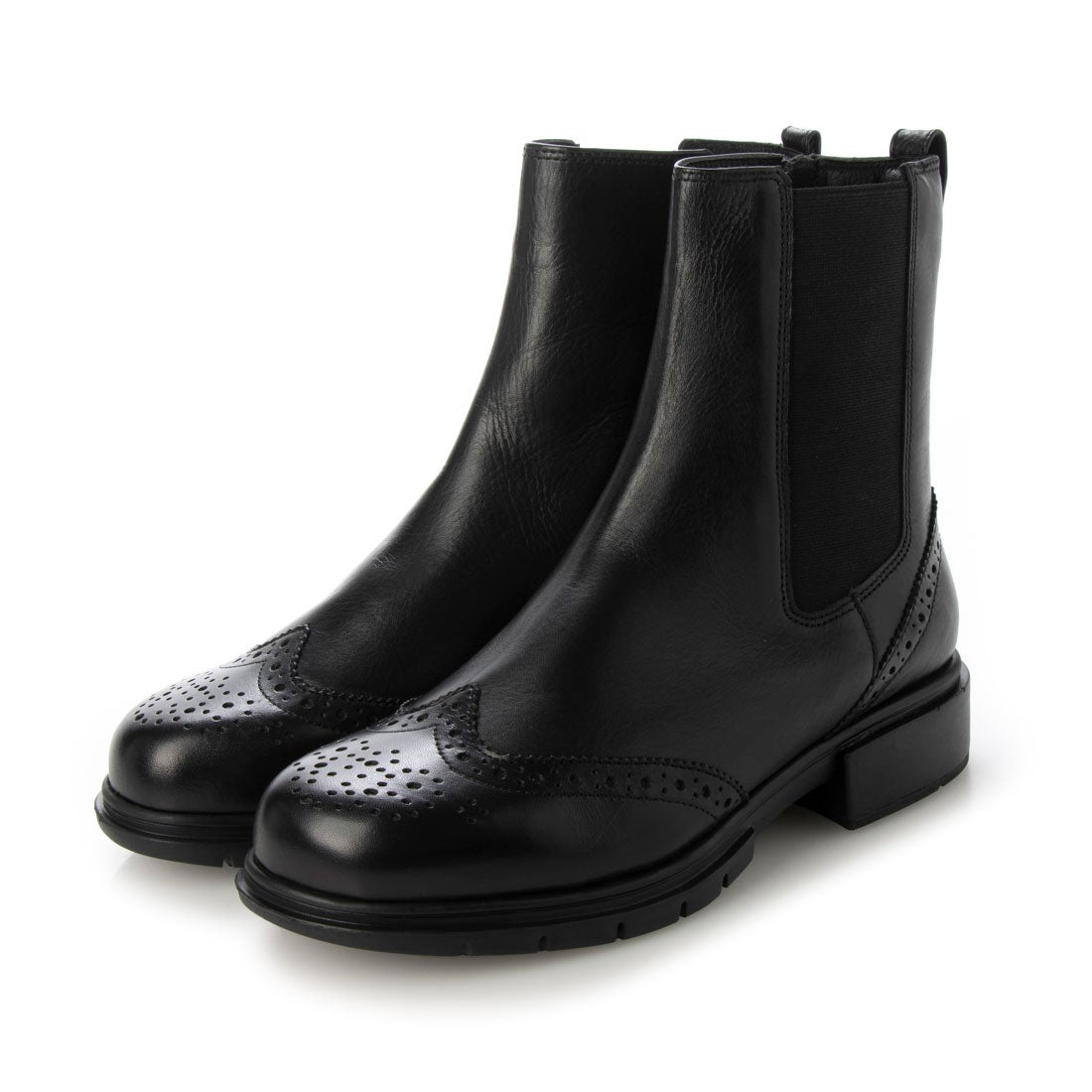 フレックスサイドゴアブーツ （ブラック） -fitfit(フィットフィット